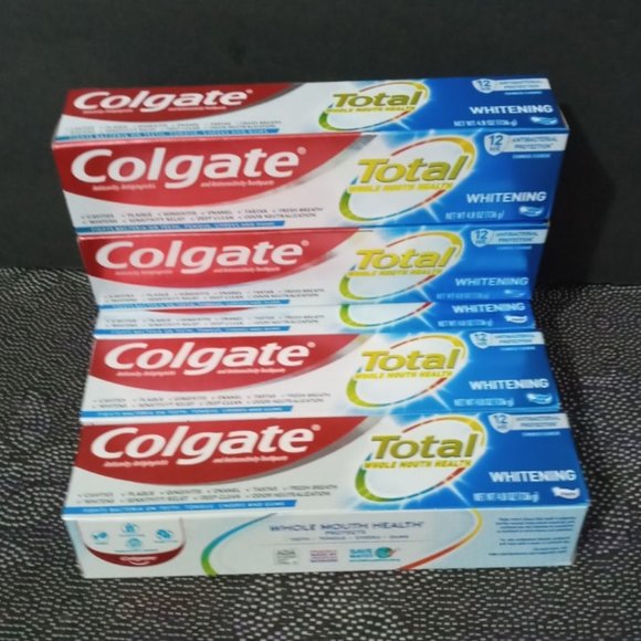 🟠 $ 10.00 COLGATE TOTAL  WHOLE MOUTH HEALTH ANTIBACTERIAL PROTECTION, 4.8 oz. - Picture 4 of 4